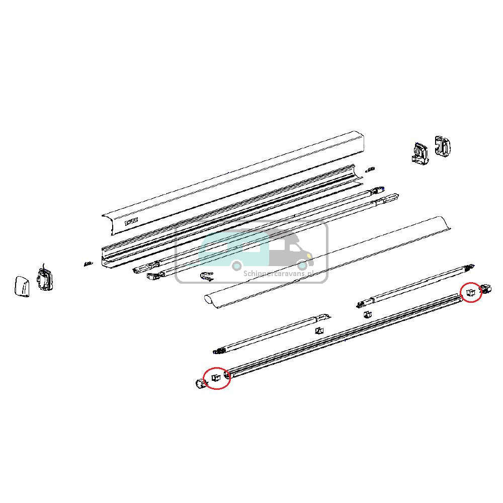 Thule Connection Support Arm 3200 2st.