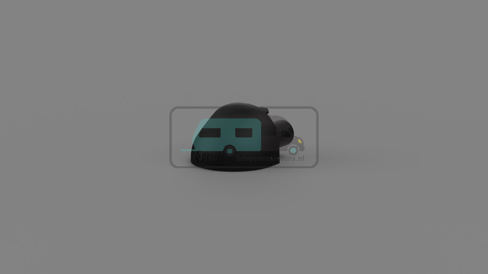 Fiamma End Cap for Support Bar Black 2st.