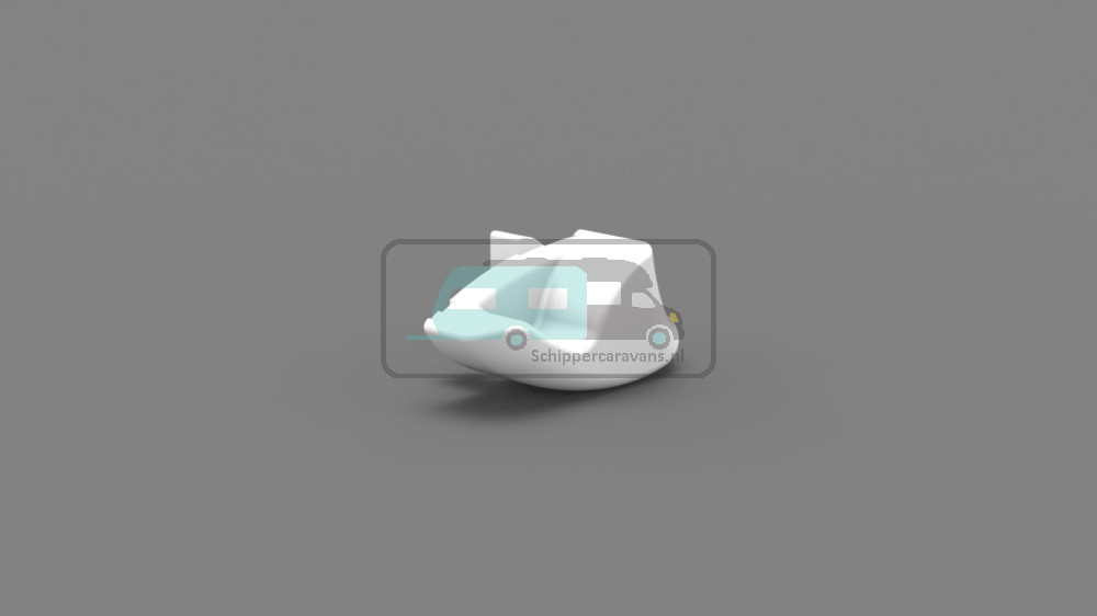 Fiamma Eindkap Lead Rail Rechts Polar White F65L/Eagle 015