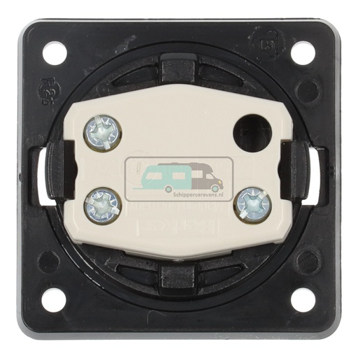 [OCS_1902054B] Berker Jalouzie Drukcontact Flow/Pure Inbouw Chroom Mat