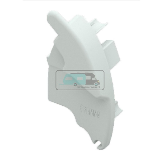 [OCS_2607468] Fiamma Eindkap Lead Rail Links Polar White F65L 400-490 018
