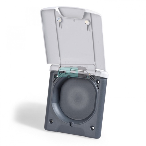 [OCS_1148046B] Inbouwstekkerdoos Dummy Plat Design 2014 Grijs