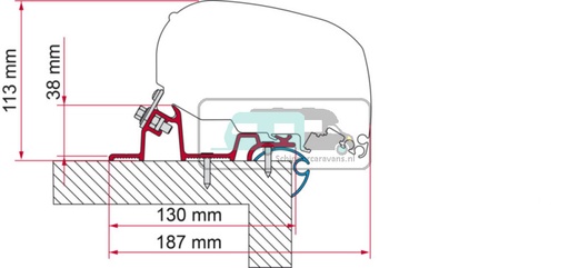 [OCS_2626272] Fiamma Caravan Standard Adapter 500 F65/F80