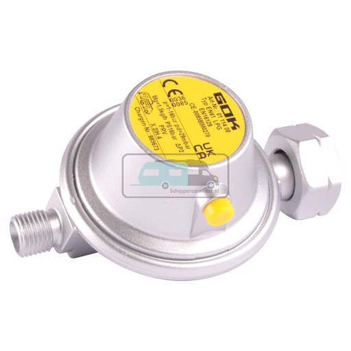 [OCS_0410020B] GOK Veiligheidsdrukregelaar met Afblaas 30mb 1/4L