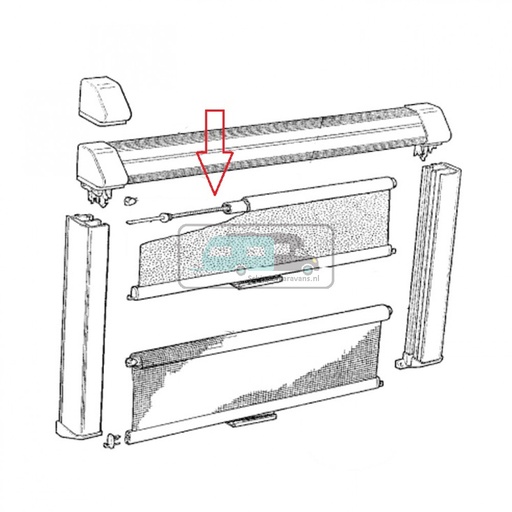 [OCS_0815150] Dometic Combirollo 2000 Veer 220mm