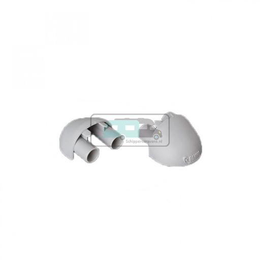 [OCS_0902110] Fiamma Carry-Bike Eindkap voor Support Bar Lichtgrijs 2st.