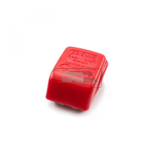 [OCS_1122015B] Ebienne Accupoolklem met Snelsluiting Kunststof Rood