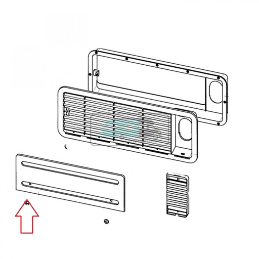 [OCS_1133443] Dometic L200 Winterafdekkap Boven Grijs RAL7015