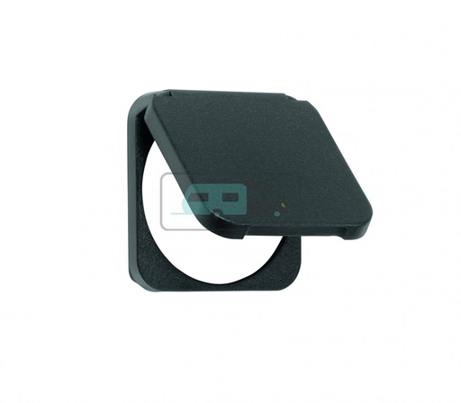 [OCS_1144249B] Presto Afdekplaat Met Klepje S-30.000 Zwart