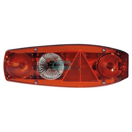 [OCS_1937074B] Hella Achterlicht Caraluna II Plus Rem/ Knipper/ Mist/ Achteruitrij/ Zijmarkering/ Driehoek Reflector Rechts