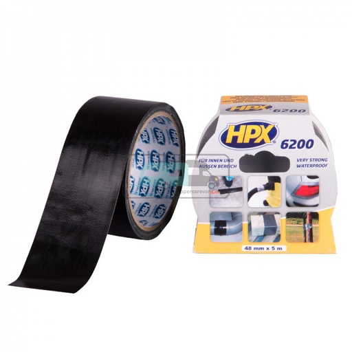 [OCS_2010007] HPX 6200 Reparatie Tape 48mmx5mtr Zwart