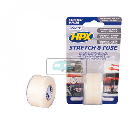 [OCS_2010039] HPX Stretch & Fuse Zelfvulkaniserende Tape 3mtr Transparant