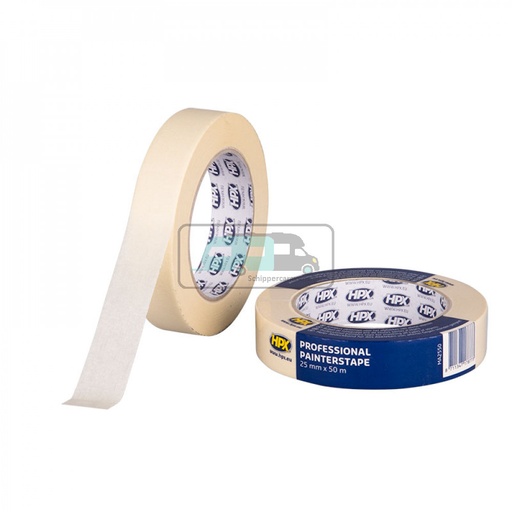 [OCS_2010071] HPX Masking Tape 100°C 50mtrx25mm Crèmewit