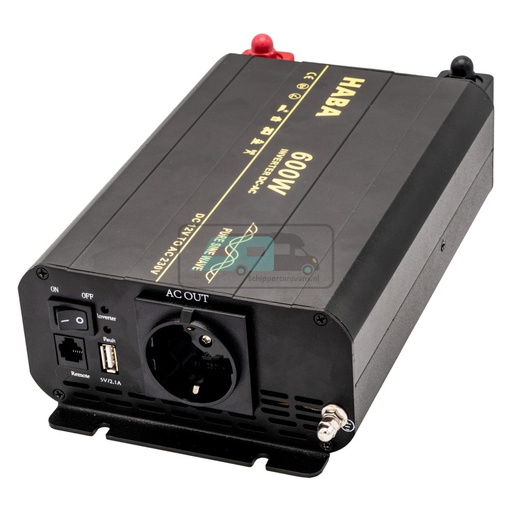 [OCS_2035475] Pure Sinus Omvormer 12V-230V 600W