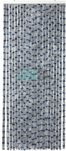 [OCS_2227008] Arisol Chenille Gordijn 56x200 Blauw/Grijs