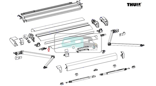 [OCS_2612695] Thule 6300 Roller Tube 3.25 D30
