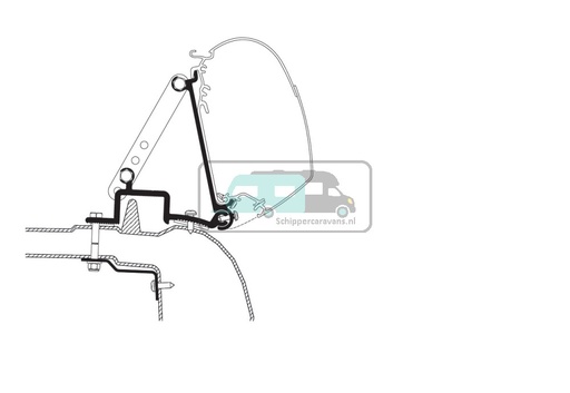 [OCS_2617216] Thule Renault Master Adapter 1998-2010
