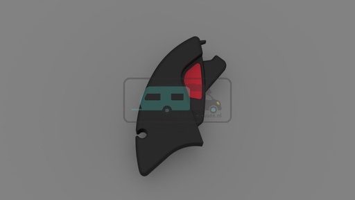 [OCS_2607475] Fiamma Eindkap Lead Rail Deep Black Rechts F65S