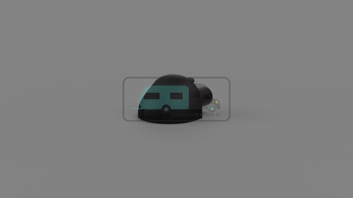 [OCS_0902149] Fiamma End Cap for Support Bar Black 2st.
