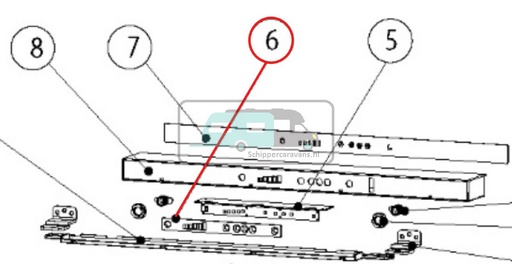 [OCS_693033] Thetford SR Display Board T2160/T2175