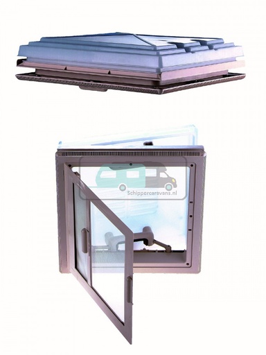 [OCS_0401069] MPK Dakluik 40x40cm Wit Kader+Combirollo